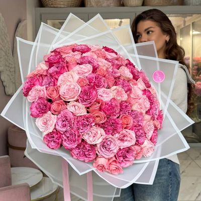 БУКЕТ МИКС ИЗ 85 РОЗ