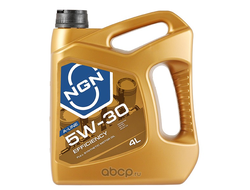 NGN EFFICIENCY A-LINE 5W30 4L мотор. синт. C2, PSA B71 2290