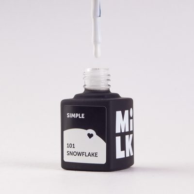 Гель-лак MiLK Simple 101 Snowflake 9 мл