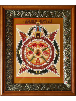 Всевидящее Око. Рукописная икона.