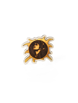 Значок с Виктором Цоем от марки Waf Waf