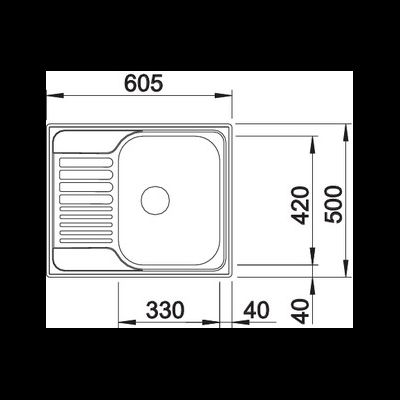 Мойка Blanco Tipo 45 S Mini