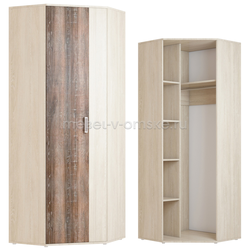 ОМ378 Шкаф угловой Порту. Размер:804х2174х804.