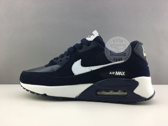 Nike Air Max 90 синие с белым (38) Арт. 079М