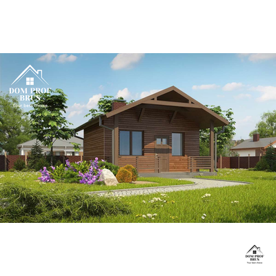 Баня из профилированного бруса &quot;Уютная&quot; 24м2 7х6