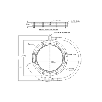 Воздушный кольцевой нож Nex Flow Ring Blade 20005, 20005X, 20005XS-316L