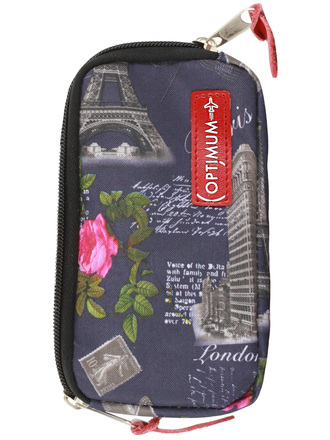 Кошелек на пояс - чехол сумка для смартфона Optimum Wallet, цветы