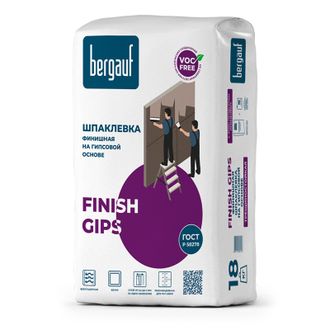 Шпатлевка Bergauf Finish Gips финишная (18кг/м)