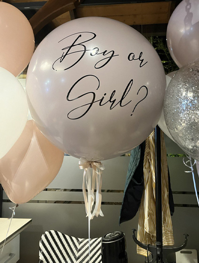 Гендер шар Boy or Girl (пыльная роза)