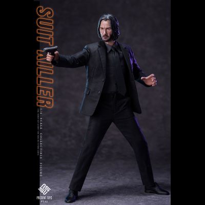Джон Уик (Киану Ривз, &quot;Джон Уик&quot;) - Коллекционная ФИГУРКА 1/6 scale Suit killer (PT-sp61) - PRESENT TOYS