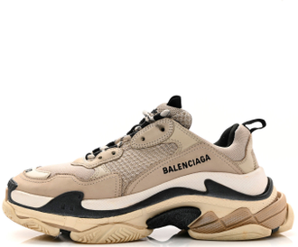 Кроссовки Balenciaga Triple S серые с черным