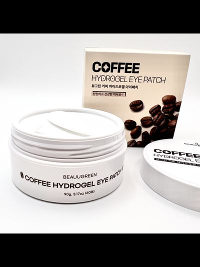 [Beauugreen] Тонизирующие гидрогелевые патчи с кофеином. Coffee Hydrogel Eye Patch