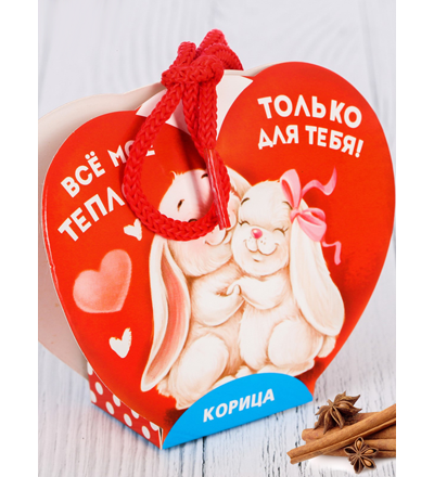 Ароматизатор с бутылочкой "Все моё тепло...", корица