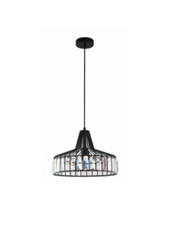 2722/1L A BLACK (1) E27 d327 x H980 Veneto Luce
