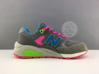 New Balance 580 Серые с розовым (37-40) Арт. 010М