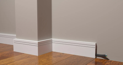 Напольный плинтус Decor-Dizayn DD717, для покраски, влагостойкий, ударопрочный, 2 метра