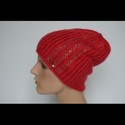 Красная шапка со стразами Vizio Италия 8000 CУ фото