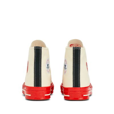 Converse Comme Des Garcons Play Converse Chuck Taylor 70 Comme des Garcons PLAY HIGH TOP RED SOLE