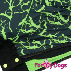 ДОЖДЕВИК ЧЕРНО/ЗЕЛЕНЫЙ НЕОН ДЛЯ МОПСОВ И ФРАНЦУЗОВ