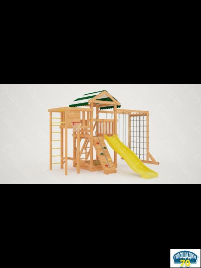 Детская площадка Савушка Мастер 4 + качели-гнездо