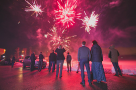 Салют на корпоратив в СПб