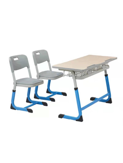Школьная парта со стульями (двухместная)