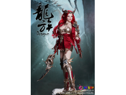 ПРЕДЗАКАЗ - Эльфийка-воин в красном- КОЛЛЕКЦИОННАЯ ФИГУРКА 1/6 Dragon Elves golden (P016A) - PLAY TOY ?ЦЕНА: 26700 РУБ?