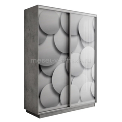 ЕН085 Шкаф-купе Дуо-Фото (Шары) 1200*450*2200. Размер: 1200*450*2200