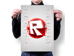 Календарь настенный Роблокс, Roblox №9