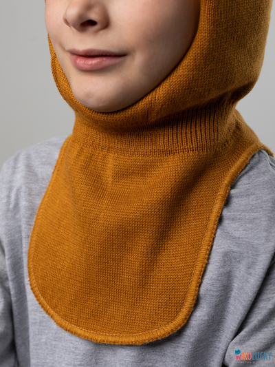 Шапка-шлем "NK"   20101-01, цвет горчичный р. 48-50