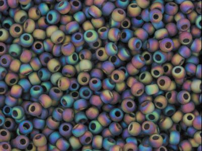 Toho 15 0166CF Transparent-Rainbow-Frosted Amethyst/ Матовый прозрачный радужный аметист