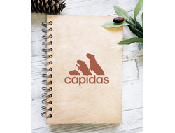 Скетчбук деревянный Капибара, Kapibara-san №17