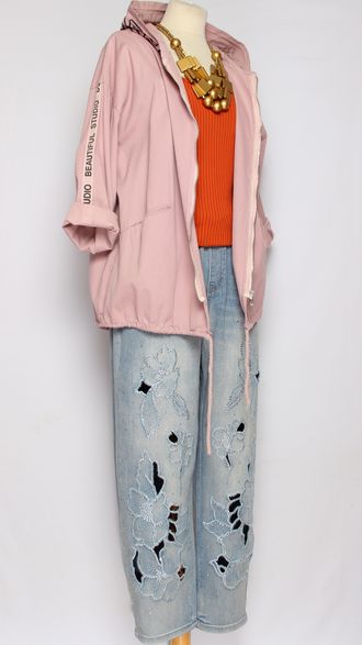 Ветровка  "STUDIO" чайная роза р.48-52