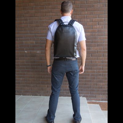 Кожаный рюкзак Ferramonti black (арт. 3098-01)