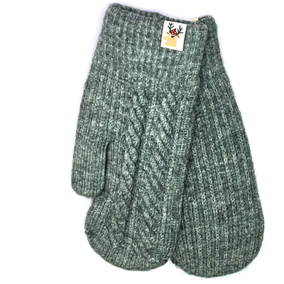 Варежки Вязаные узорные