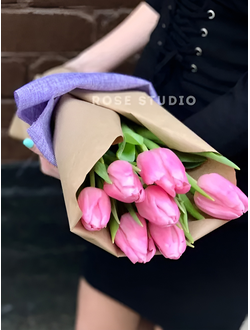 Букет тюльпанов "Rose"