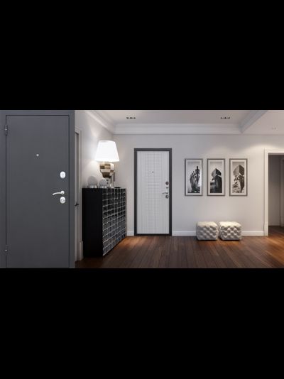 ГАРДА 8 мм ЧЕРНЫЙ МУАР/ БЕЛЫЙ ЯСЕНЬ