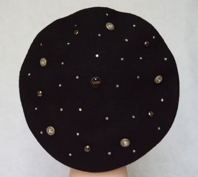 #Визио фетровый итальянский берет для женщин