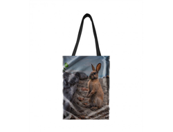 Сумка-шоппер  вертикальная год Кролика №21