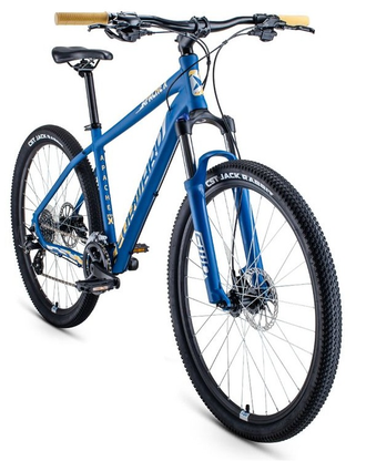 Горный велосипед Forward APACHE X 27.5" сине-серебристый, рама 17