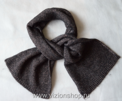 Коричнево - розовый вязаный шарф из мериноса и альпака Италия Vizio 6110 / 6112 Shibuya