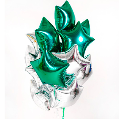 Звезды фольгированные 18 дюймов (46 сантиметров)