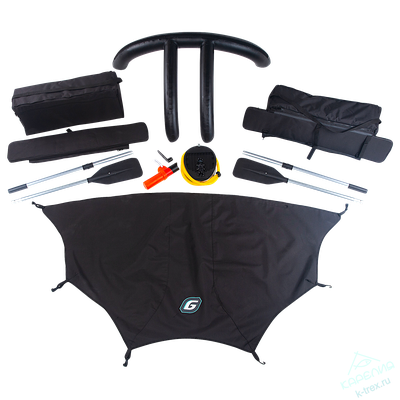 Лодка ПВХ Gladiator Professional D370AL с алюминиевым полом