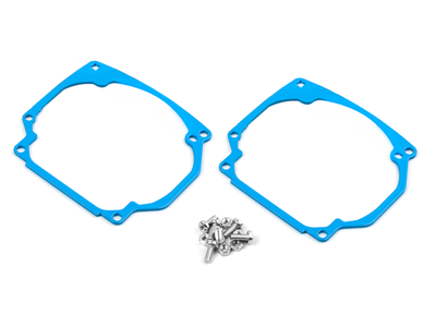 Переходные рамки для Volkswagen  Passat B6 дорестайлинг (2005 - 2008) адаптивные фары AFS биксенон под модуль Hella 3R/Hella 3 (Комплект, 2шт)