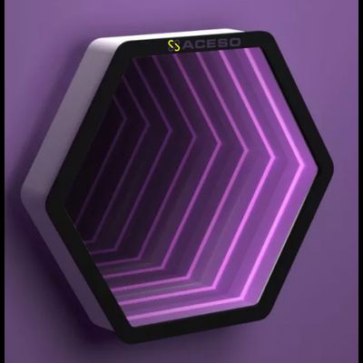 Светозвуковая панель "Бесконечность шестиугольник"