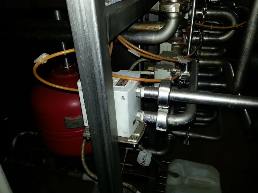 Пневматическая помпа для моющего раствора CIP-мойки.