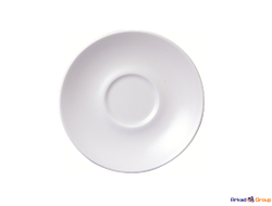 Блюдце 11,8см Vellum, цвет White полуматовый WHVMESS1