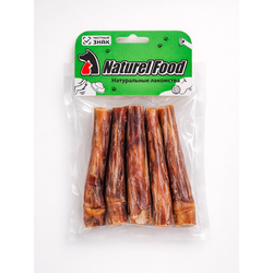 Naturel Food (Натурель Фуд) Натуральное лакомство для собак Бычий корень 10см*5шт, 120 г