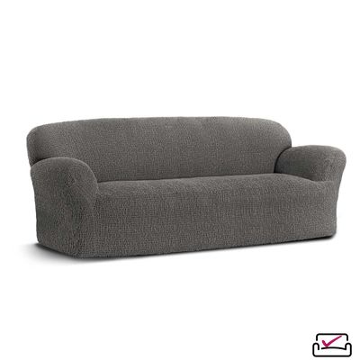 Чехол на 4х местный диван Сиена Венера Серый. Коллекция Хлопок. ИТАЛИЯ
