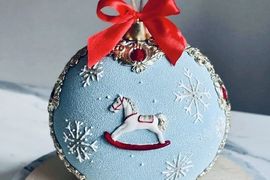 Торт "Новогодний шар"